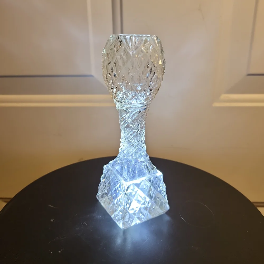 Antique Cut Crystal Bud Vase 6" - Picture 3 of 10